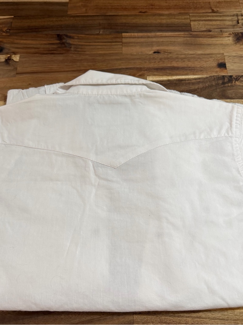 Wrangler White Long Sleeve Western Button-Down Shirt - Picture 5 of 7